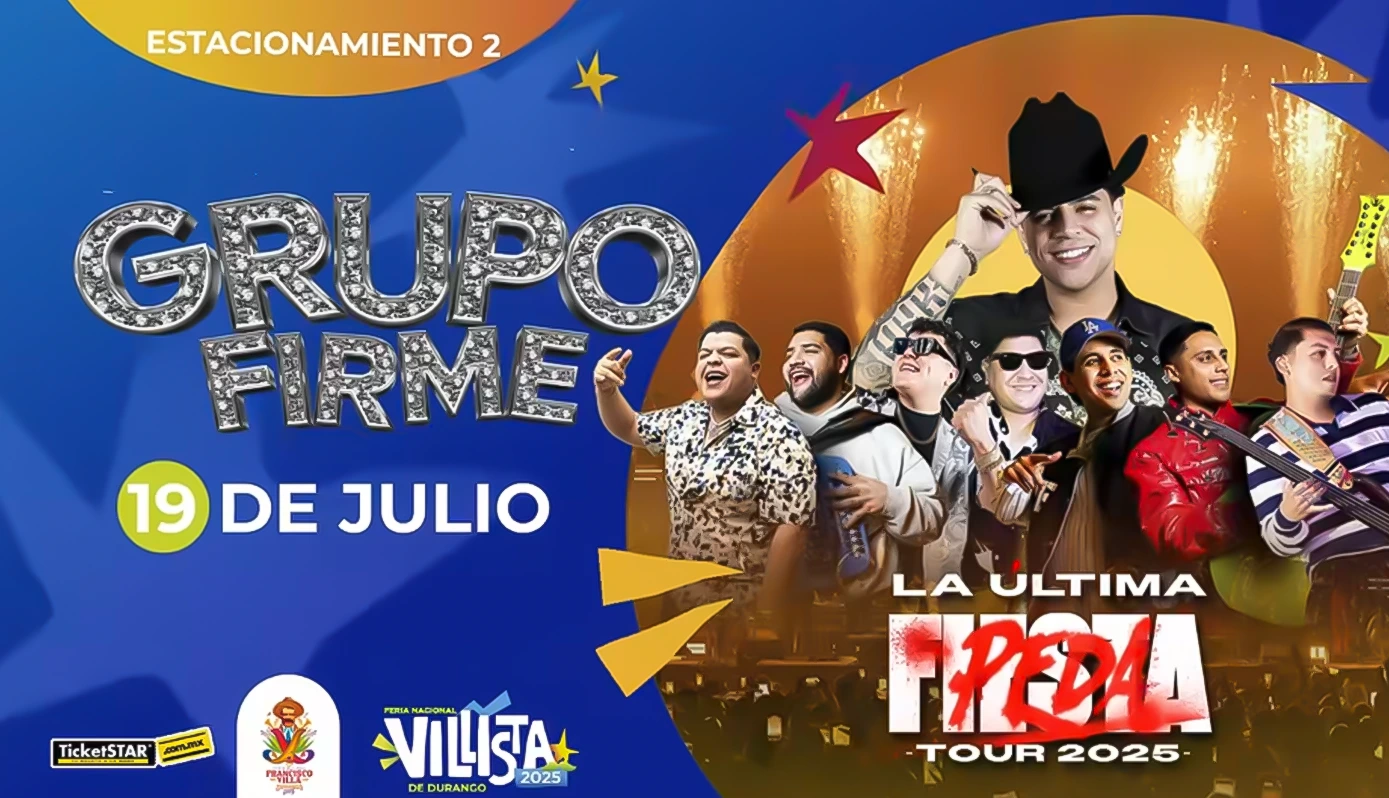 boletos Grupo Firme Velaria Feria Durango 2025